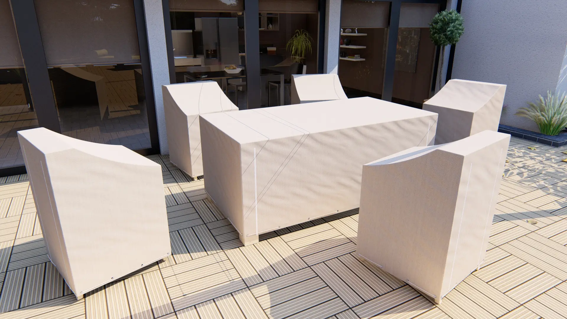 housse haut de gamme pour salon de jardin